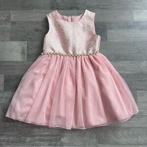 Purple Rose Girl's Blush Pink Formal Dress 5